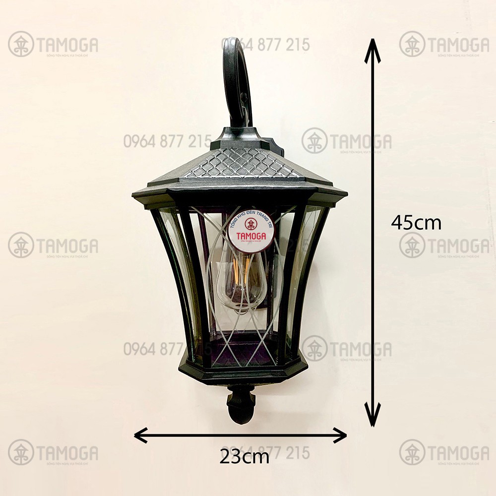 Đèn vách tường, đèn gắn tường trang trí bóng 3 màu mã DGT 0155+ Kèm bóng 9w - 3 chế độ màu
