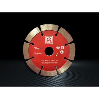 Lưỡi cắt đá Granite 114 đỏ. Lưỡi cắt bê tông