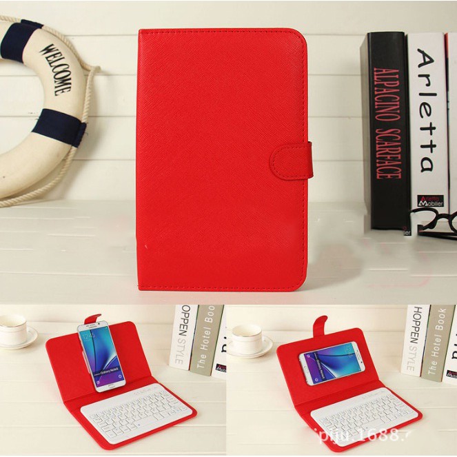 Bao da bàn phím Bluetooth điện thoại | BigBuy360 - bigbuy360.vn