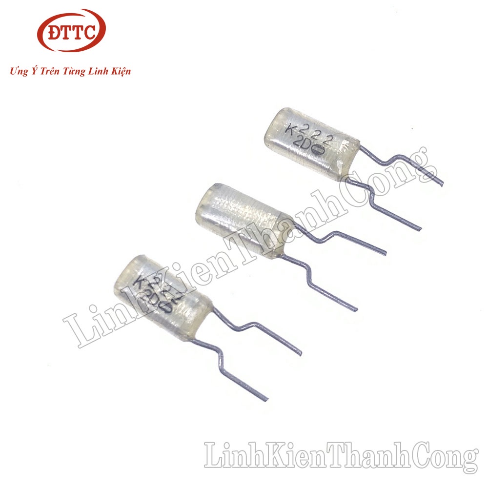 Tụ NISSEL 2.2nF 222J 100V 5mm