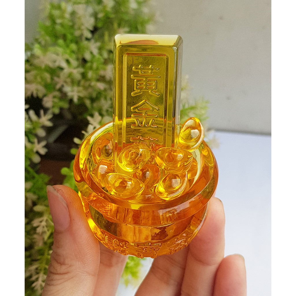 Combo Bát Tụ Bảo 5cm + 01 thanh vàng 6.5cm + 10 thỏi vàng 1.5cm | BigBuy360 - bigbuy360.vn