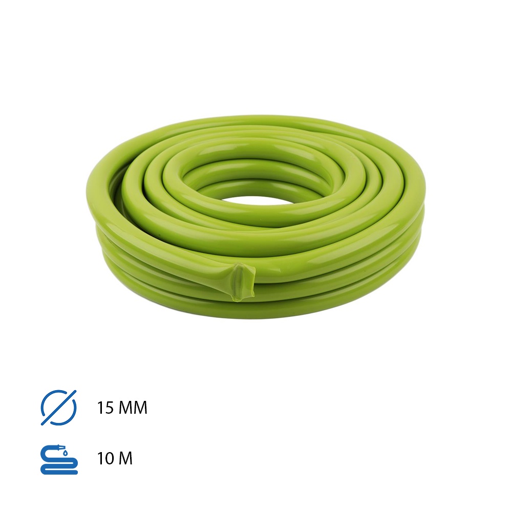 HomeBase SPRING Ống nước mềm bằng PVC SPRING Thái Lan 15mm X10M W30xD7.5xH30CM màu xanh lá