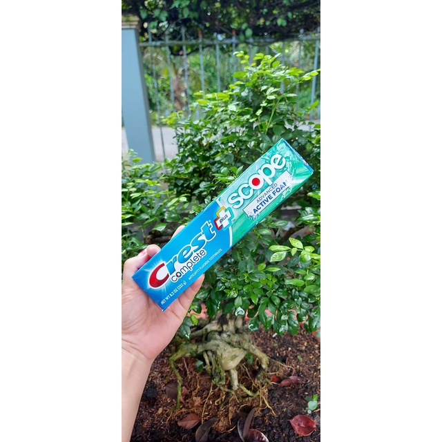 Kem Đánh Răng Crest Complete Whitening Plus Scope Advanced Active Foam 232g