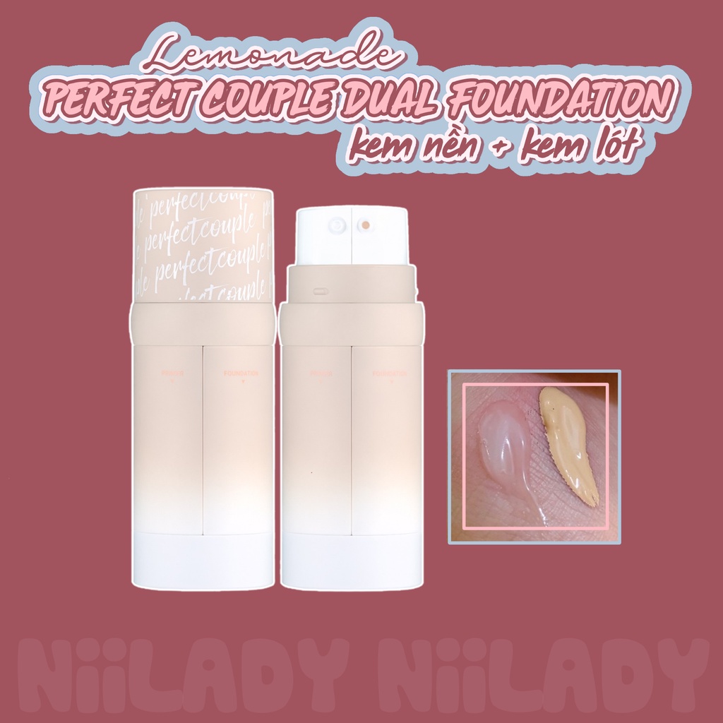 Kem nền đa chức năng Lemonade Perfect Couple Dual Foundation