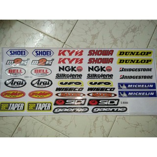 Bộ tem trang trí xe NGK new lớn
