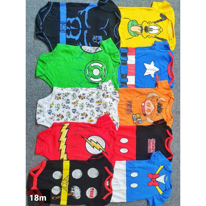 combo 3 chiếc body chip disney xuất dư cho bé trai/bé gái