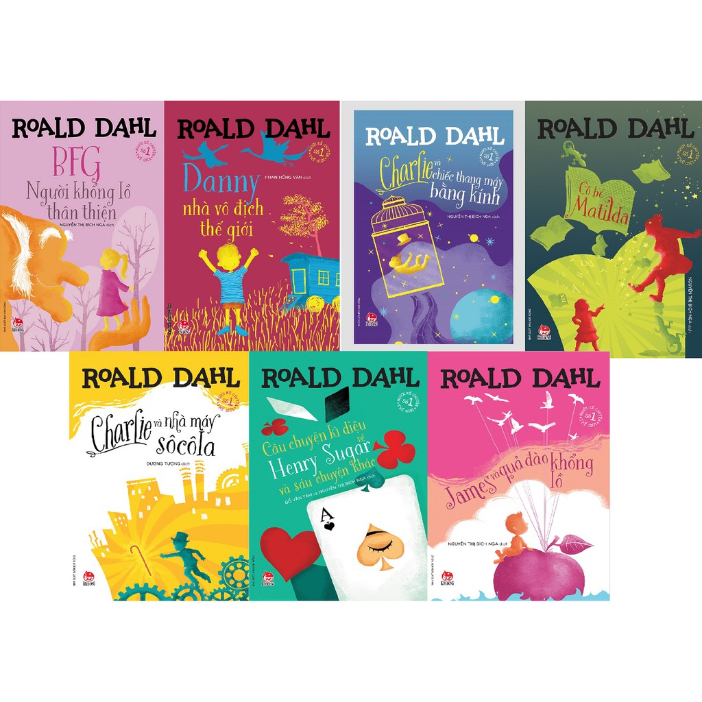 Combo Sách - 7 Cuốn Của Tác Giả Roald Dahl