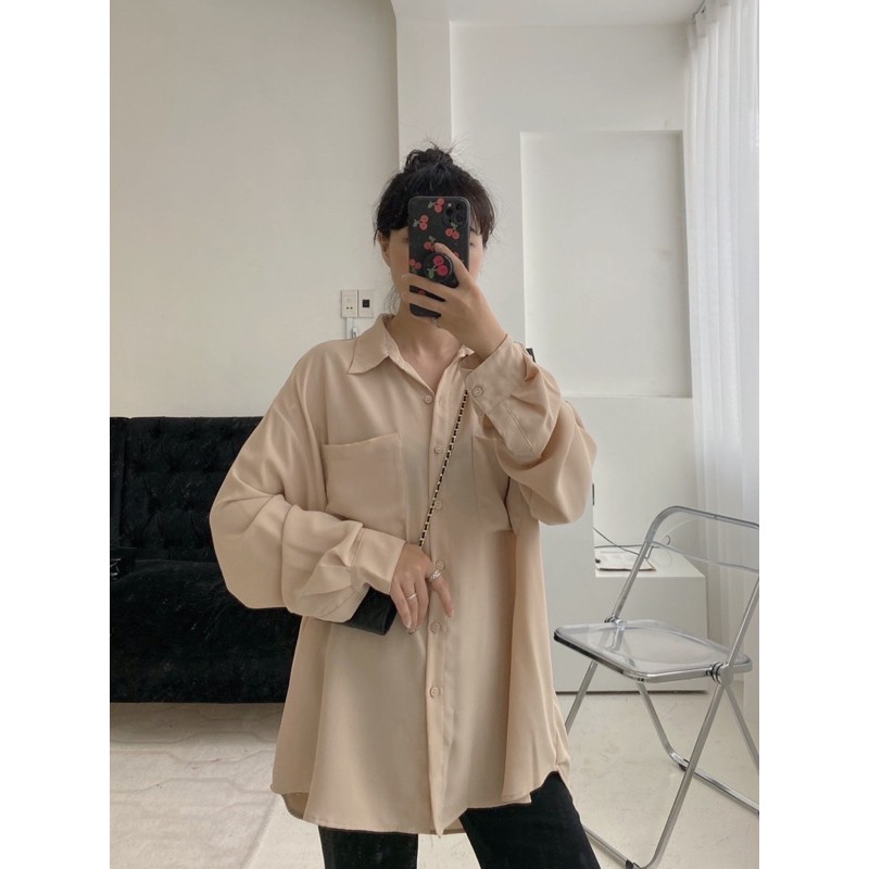 Solid shirt - Áo sơ mi basic trơn - Somalyng.studio | BigBuy360 - bigbuy360.vn