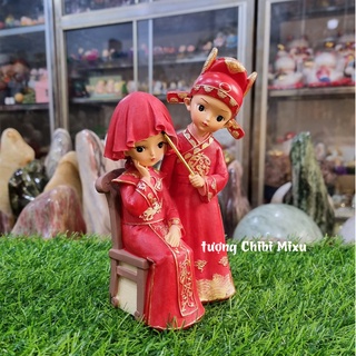 Cặp Tân Lang - Tân Nương mẫu Vén Rèm E Thẹn
