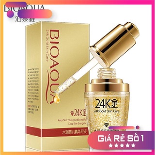 SERUM 24K GOLD Bioaqua Tinh chất dưỡng da chuyên sâu trắng da và chống lão hóa