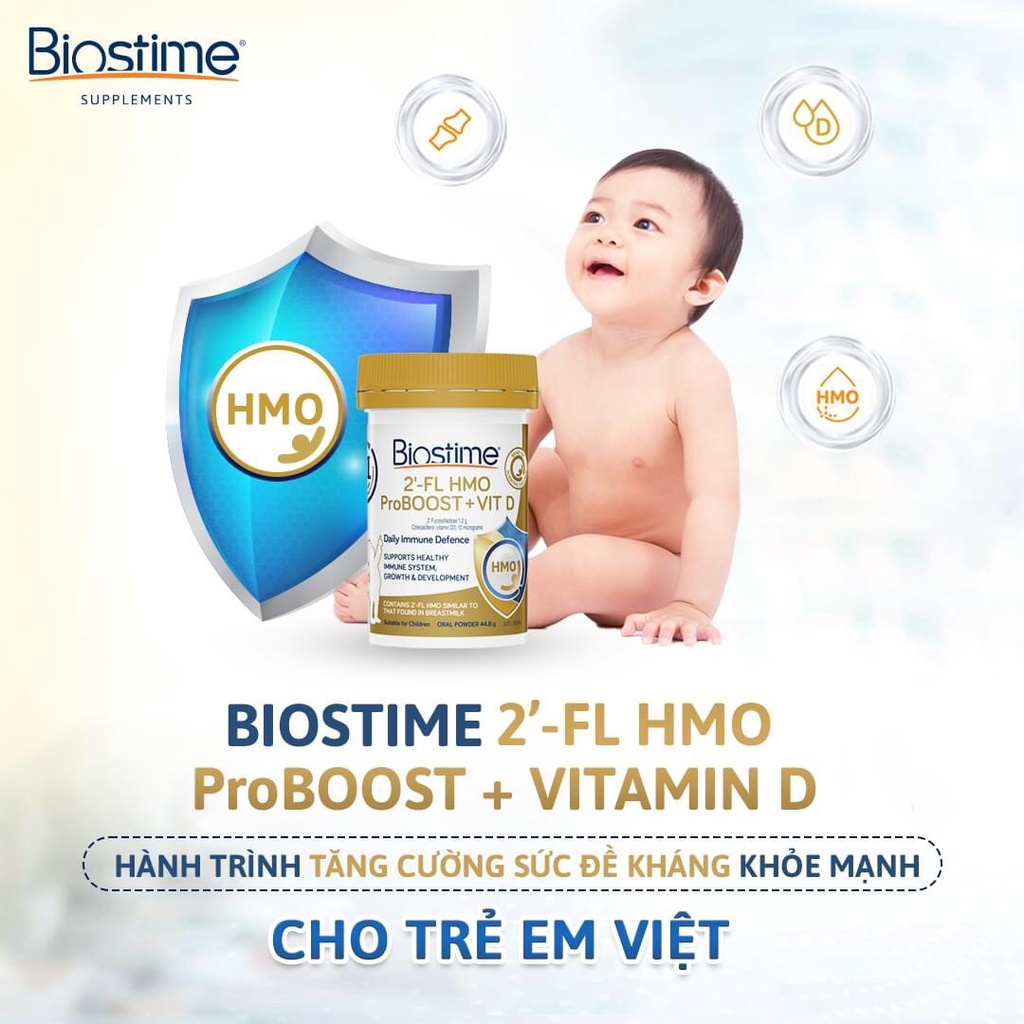 Tinh chất Hmo Biostime 2’F-L Hmo Proboost Vitamin D 44,8g