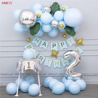 Set bóng bay trang trí sinh nhật cho bé trai ANK15