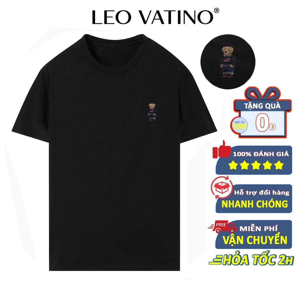 Áo thun nam cổ tròn in cao cấp vải Cotton xuất xịn,chuẩn form,trẻ trung, năng động THLV-M6 - Leo Vatino