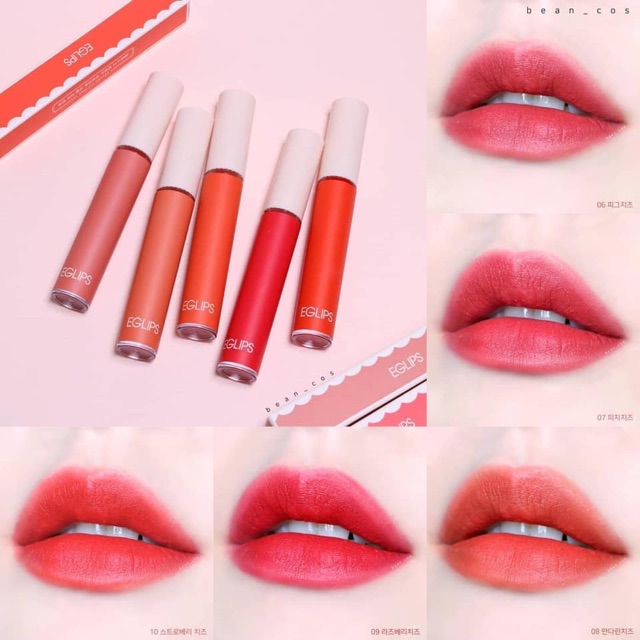 ( Sẵn Ver 1 - 2 ) Son kem lì Eglips Velvet Fit Tint Version 1 2 | Thế Giới Skin Care