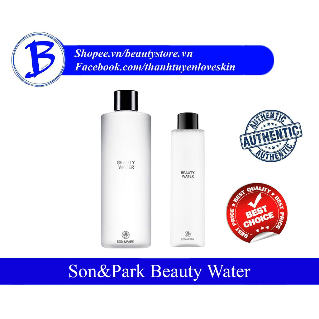 [AUTH] Nước thần Son&Park Beauty Water 30ml / 60ml / 340ml