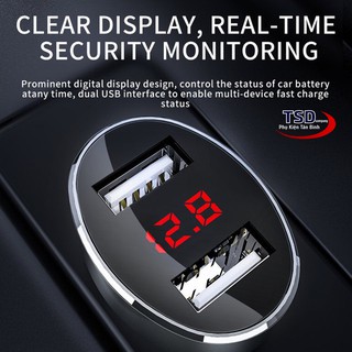 Củ Sạc Xe Hơi 2 Cổng Hoco Z26