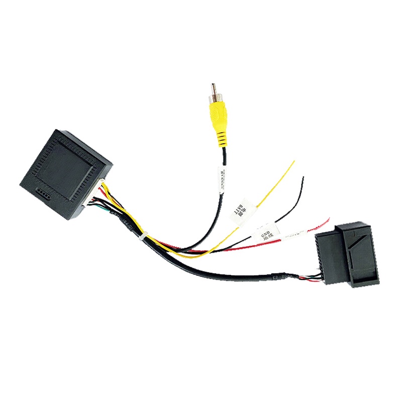 Hộp Giải Mã Tín Hiệu RGB Sang RCA AV CVBS Cho Camera Chiếu Hậu Tiguan Golf 6 Passat CC