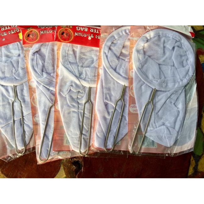 Túi Vải Lọc Trà / Cà Phê / Sữa / Trà 14cm Nhập Khẩu Từ Thái Lan