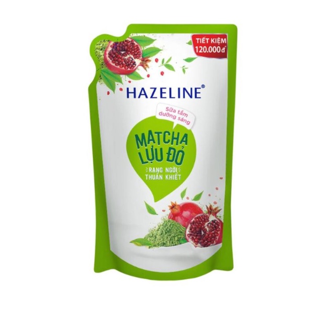 Sữa tắm Hazeline yến mạch / matcha / sữa ong chúa 1kg / túi 900g