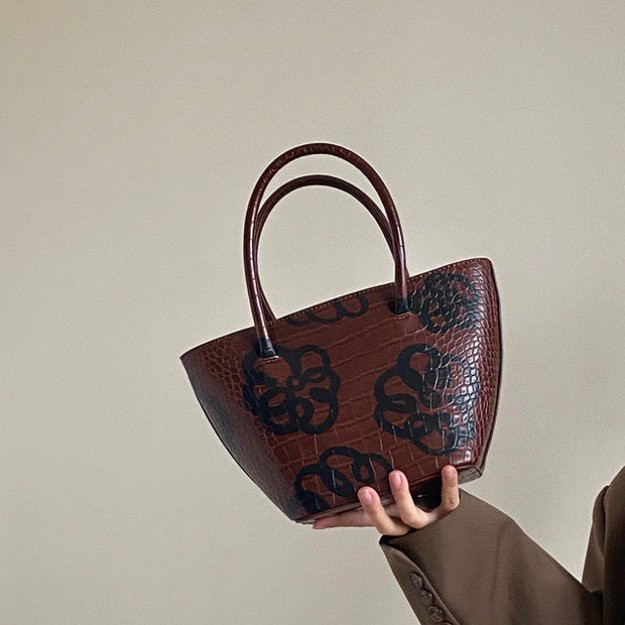 Túi Quai Xách Da Hình Hoa LSEOUL X0512