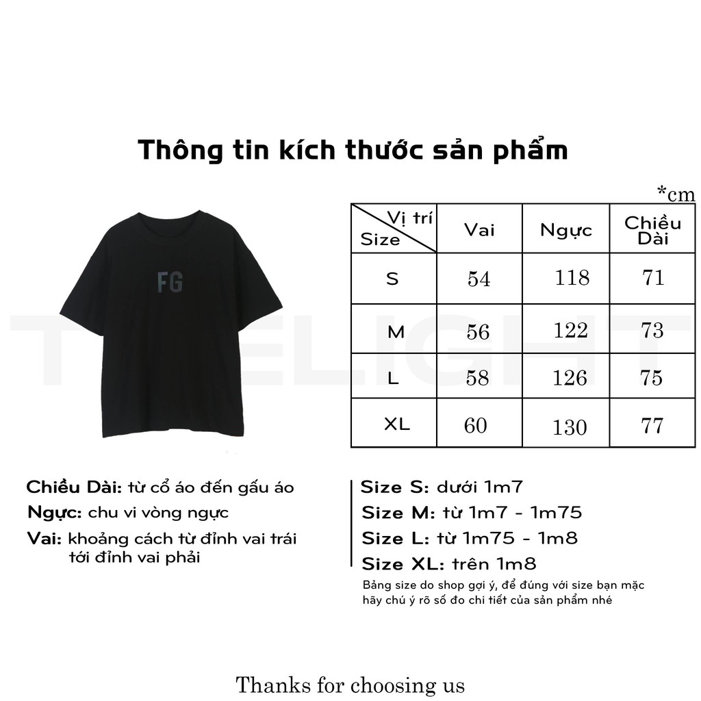 Áo thun tay lỡ FEAR OF GOD FOG mainline FG phông Unisex nam nữ Premium Cotton oversize form rộng | BigBuy360 - bigbuy360.vn