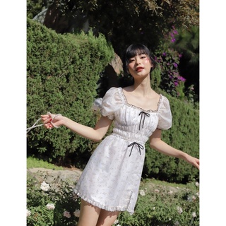 Đầm alice tay phồng