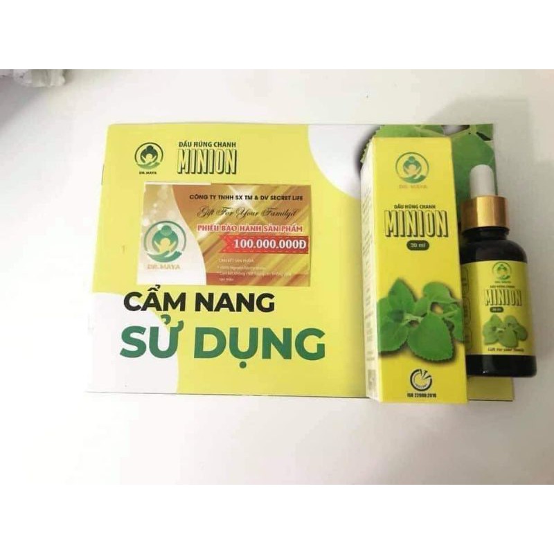 dầu húng chanh Minion