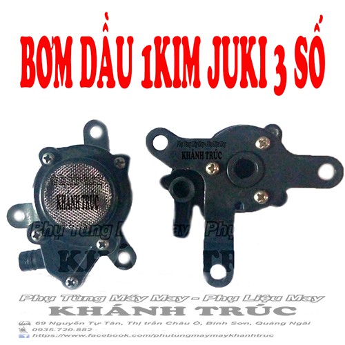 Bơm dầu máy 1kim Juki 3 số máy may (khâu) công nghiệp