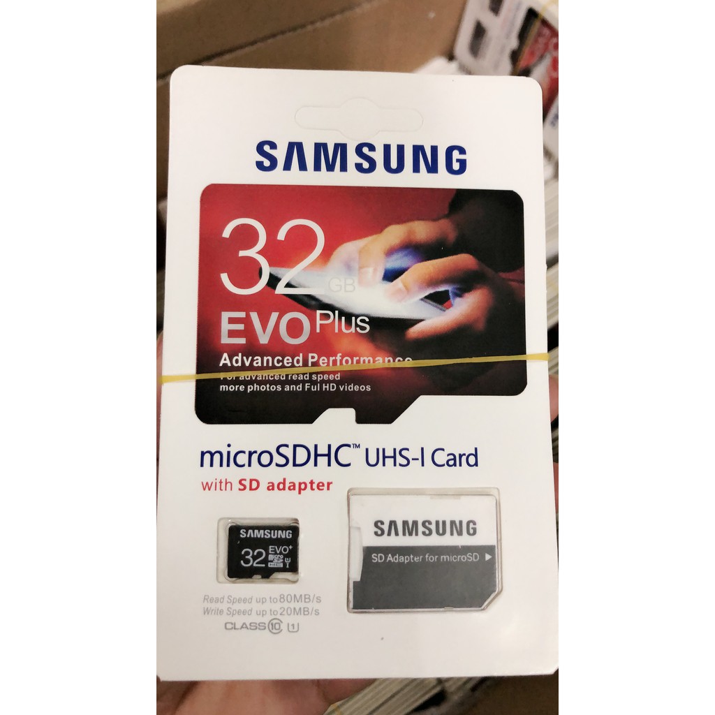 [Sale giá sốc]Thẻ nhớ Sam Sung EVO Class10 16GB 32GB 64GB 128GB Upto 80MB/S - Cam kết hàng chất lượng !