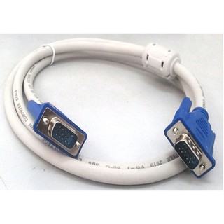 CABLE VGA 1.5m trắng Xịn (cáp VGA chống nhiễu)