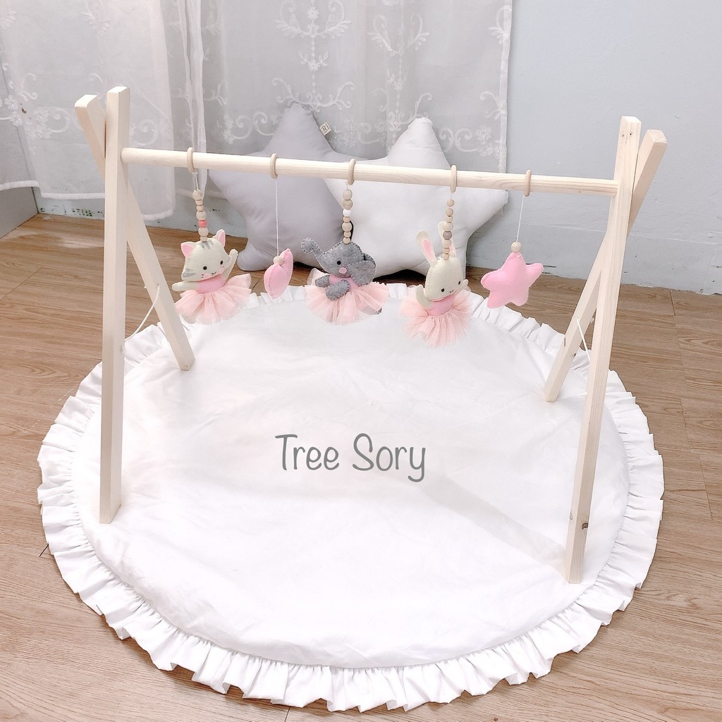 Kệ đồ chơi chữ A cho bé