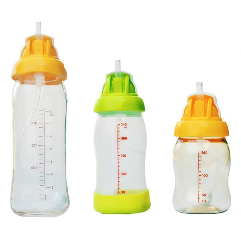 Ống hút silicone tập uống nước cho bé