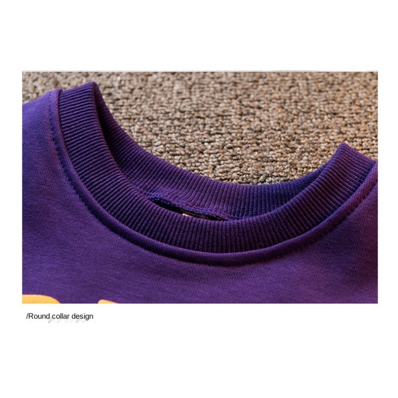 Set 2 áo sweater dáng rộng phong cách mùa thu sành điệu cho bé