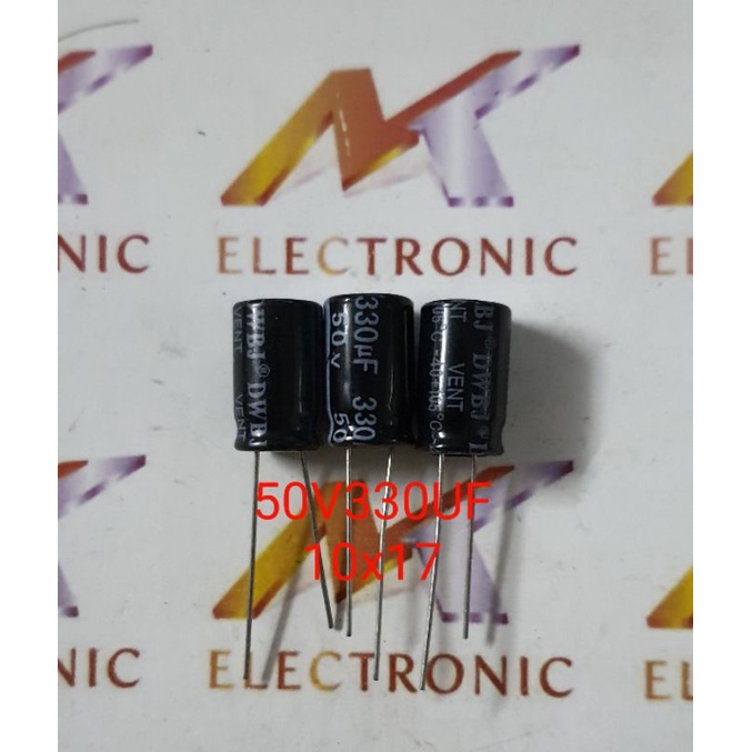 Tụ điện 50V330UF 50V 330UF 330UF50V 10 * 17mm