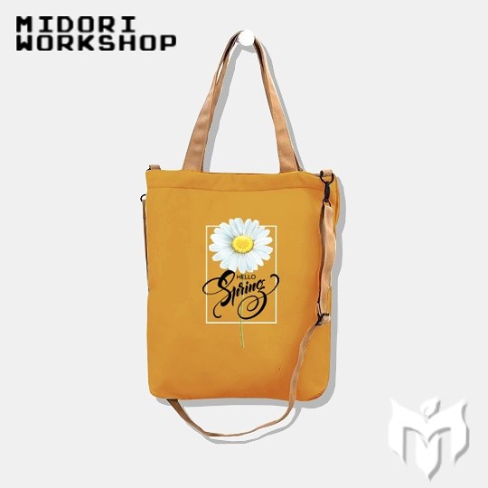 Túi đeo chéo Nam Nữ cặp mini xách thời trang tote canvas Local Brand Mi Midori