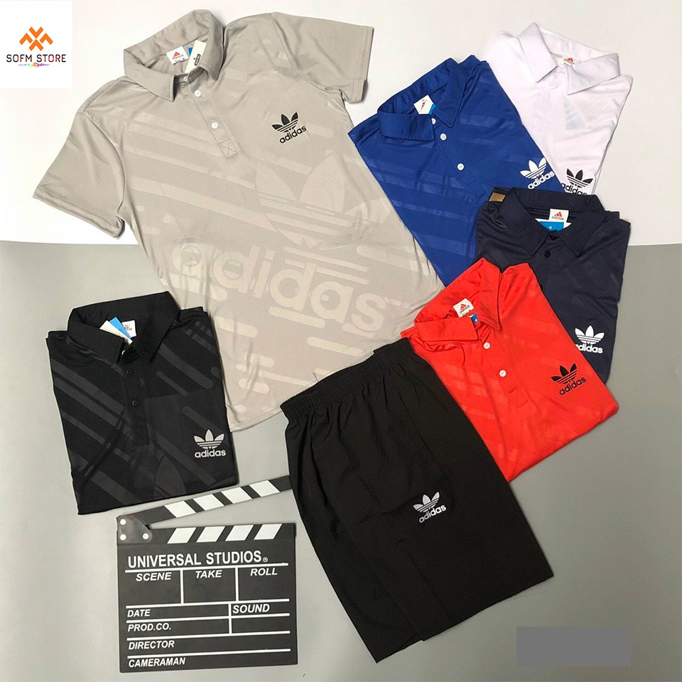 [FREESHIP] Bộ thể thao nam thun lạnh cổ bẻ, cổ tròn dập vân mã mới cho mùa hè 2021 | BigBuy360 - bigbuy360.vn