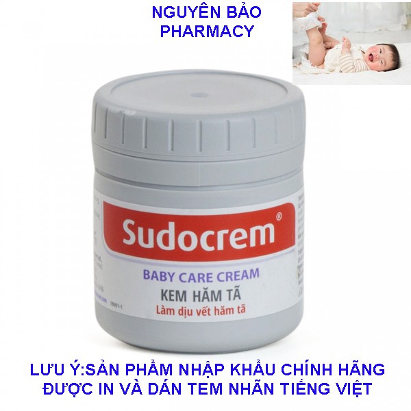 ✅[PHÂN PHỐI CHÍNH HÃNG] Kem trị hăm SUDOCREAM 60g