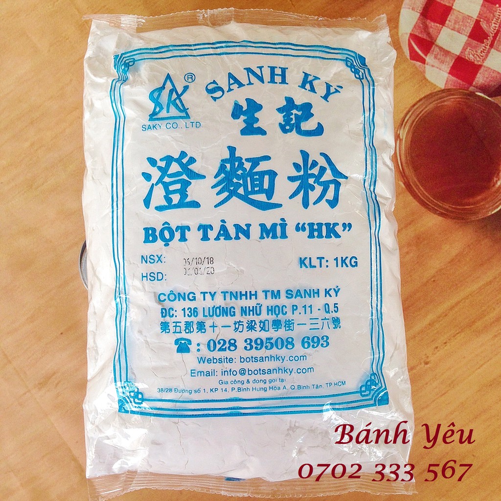Bột Tàn Mì - Bột mì tinh Sanh Ký 1kg