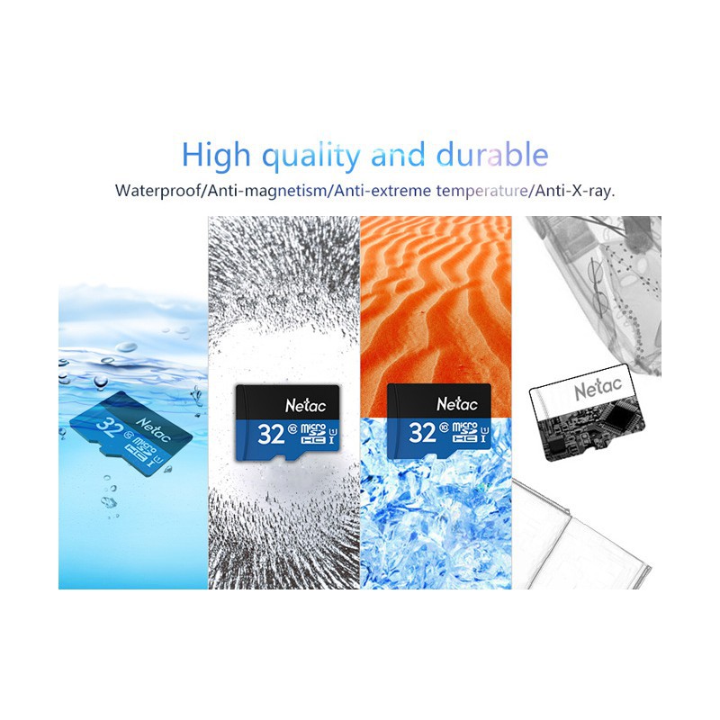 Thẻ nhớ micro sd Netac 32GB U3 Pro Class10 - Hàng Chính Hãng