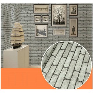 1m Giấy dán tường khổ 60cm Gạch mộc
