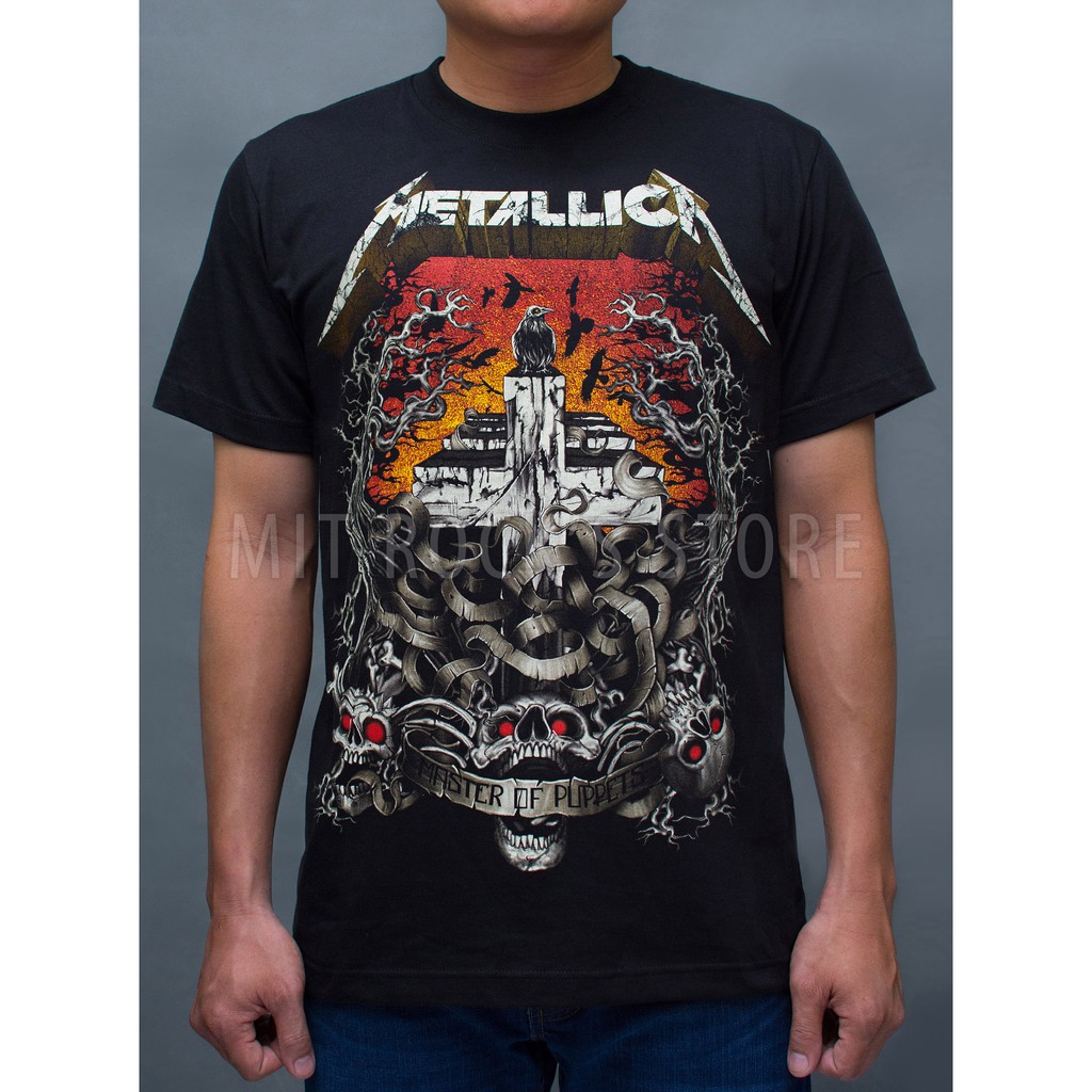 Áo Metallica  - Rock band tee - Áo Rock  - Size S, M, L, XL, XXL - Áo Thái Lan