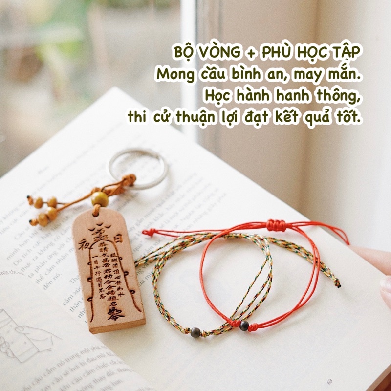 Combo vòng Trầm Hương và Phù Học Tập