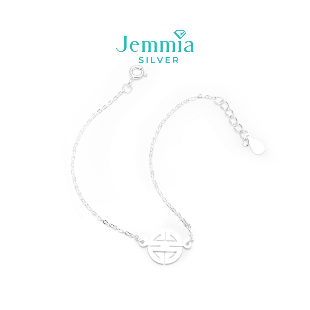 Vòng tay bạc nữ Jemmia bình an - JM3087
