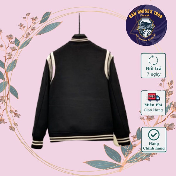 Áo Khoác Bomber Nỉ Varsity jacket - Áo Khoác Bomber Mùa Đông
