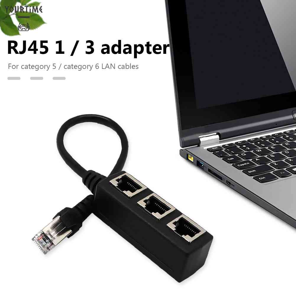 Cáp Chia Mạng LAN RJ45 3 Đầu Âm Chất Lượng Cao