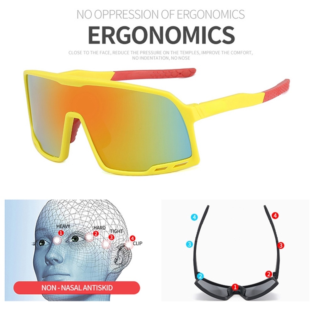 Kính Mát Thể Thao Chống Tia UV400 Dành Cho Các Hoạt Động Ngoài Trời