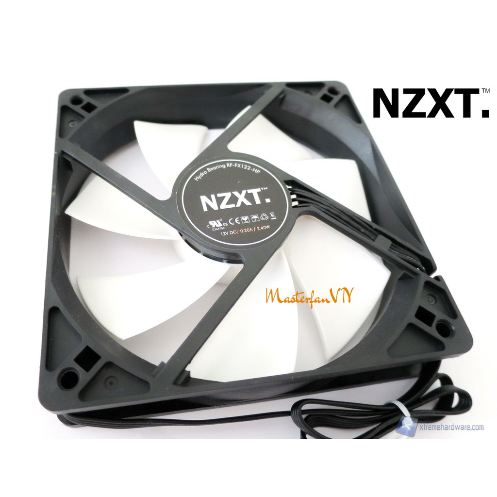 Quạt tản nhiệt máy tính 12cm NZXT lắp AIO X31, Arctic F12 PWM - Hiệu năng cực cao, trục Hydro Dynamic