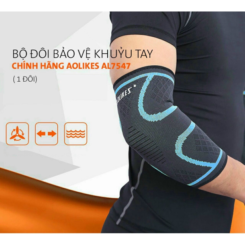 Bảo Vệ Khuỷu Tay, Đai Đeo Tay Thể Thao, Gym CH096 (Giao Màu Ngẫu Nhiên)