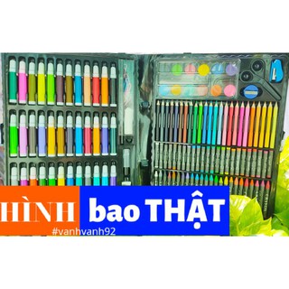 [RẺ NHẤT]BỘ HỘP TÔ MÀU 150 MÓN CHI TIẾT đa năng cho bé trai bé gái,quà tặng sinh nhật, đồ chơi giáo dục