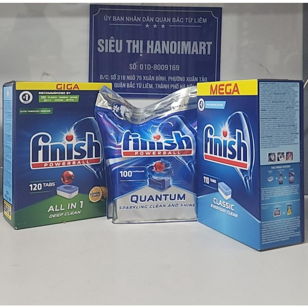 Viên rửa bát Finish Quantum 100 viên, Finish quantum ultimate 60 viên, 36 viên nhập , finish quantum 27 viên chính hãng